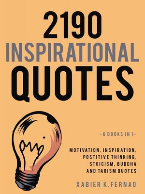 cover image of 2190 Inspirational Quotes